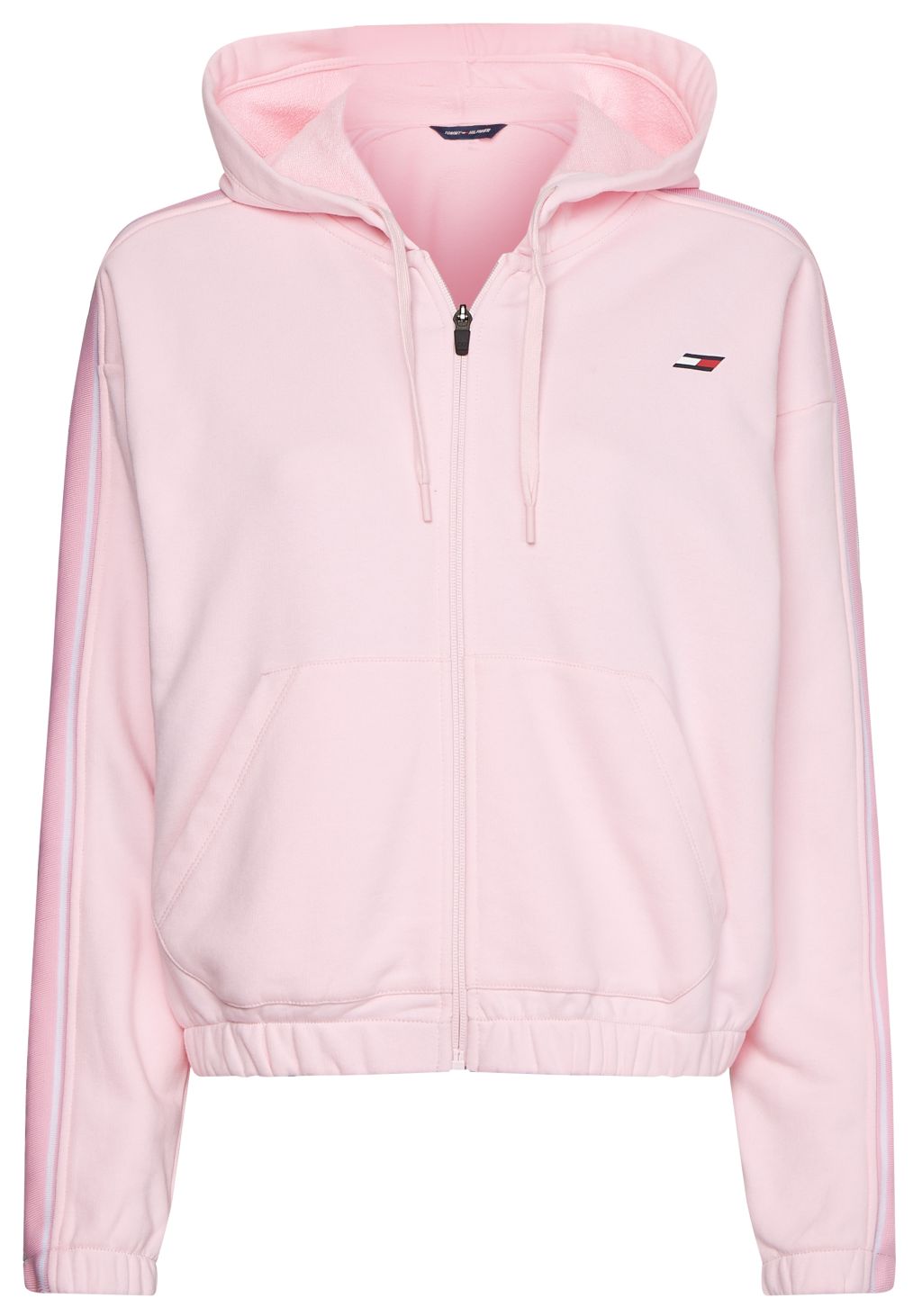 Tommy Hilfiger Relaxed Branded Zip Up Hoodie - pastel pink Tommy Hilfiger Relaxed Branded Zip Up Hoodie - pastel pink