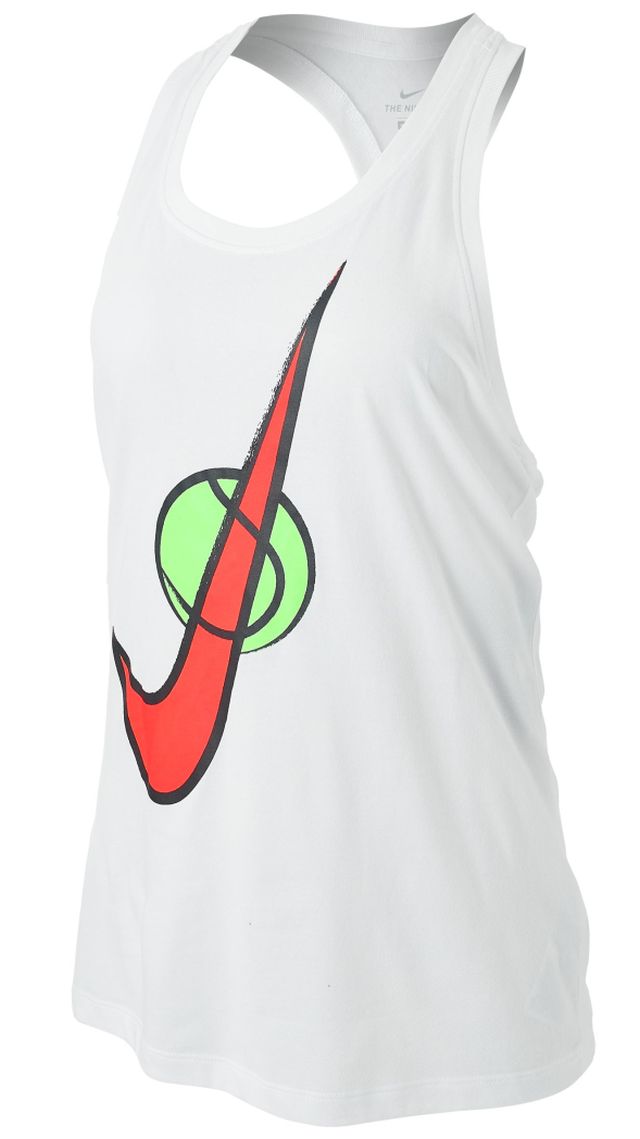 Nike Court Swoosh Tennis Tank W - white Nike Court Swoosh Tennis Tank W - white
