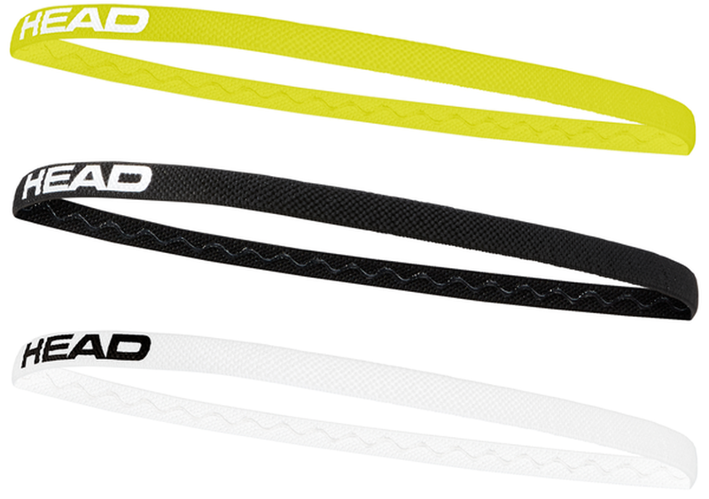 Head Headband 3 pack - black/white/yellow