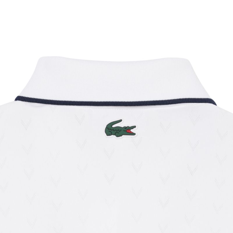 Lacoste Tennis Heritage Ultra Dry Stretch Shirt - white Lacoste Tennis Heritage Ultra Dry Stretch Shirt - white