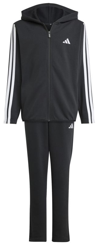 JD6505_2_APPAREL_Photography_Front-Center-View_white Adidas Kids 3-stripes French Terry