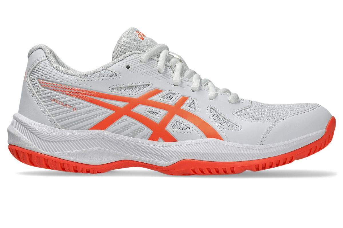 Asics Upcourt 6 - white/vivid coral