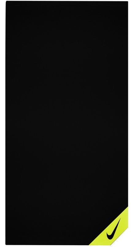 Nike Cooling Small Towel - black/volt