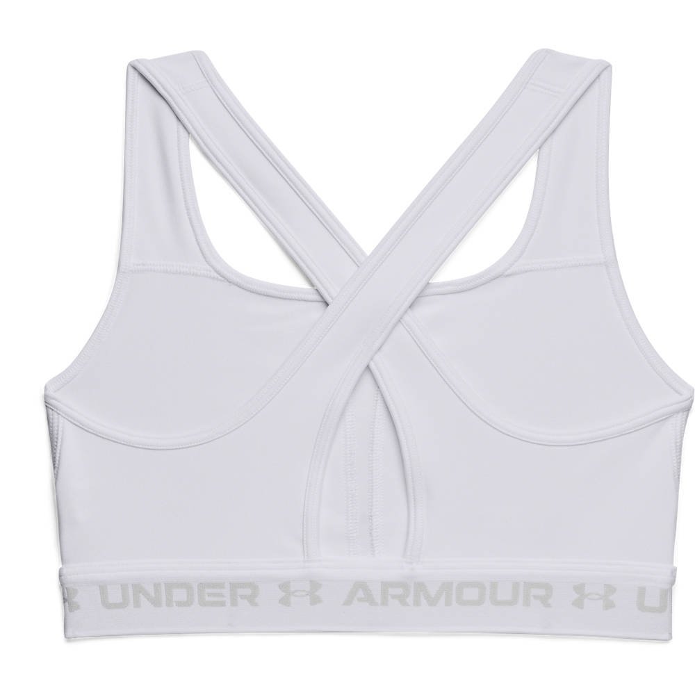Under Armour Crossback Mid Bra - white