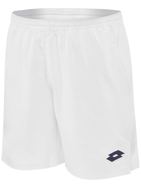 Lotto Top Ten II Short 9 PL - bright white/navy logo