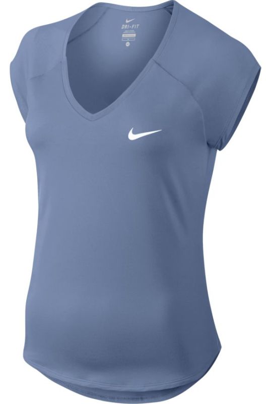 Koszulka Tenisowa Nike Pure Top royal tint/white
