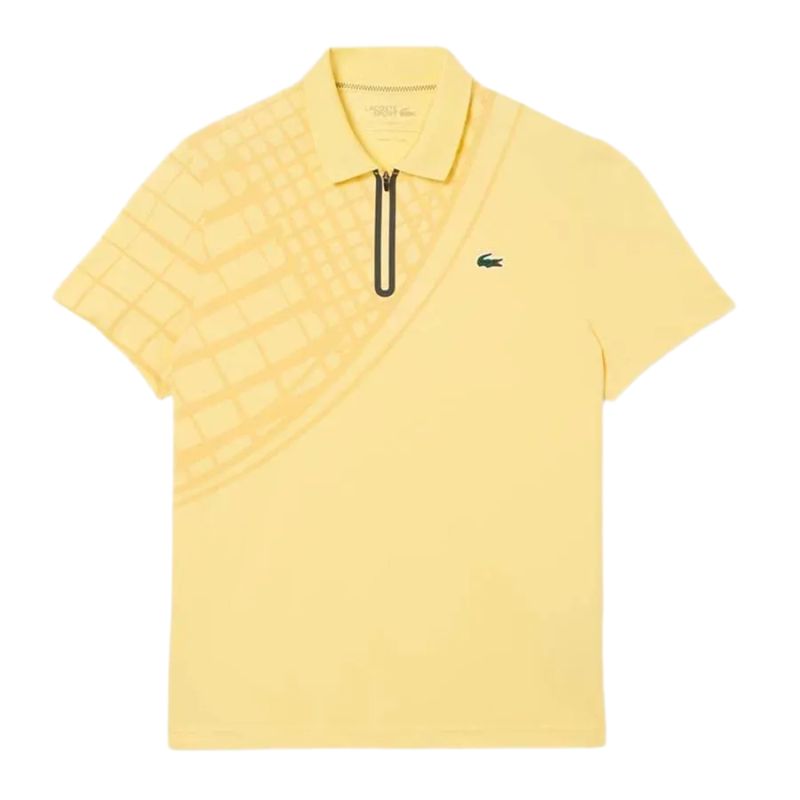 Lacoste Ultra Dry Printed Slim Fit Tennis - pastel yellow