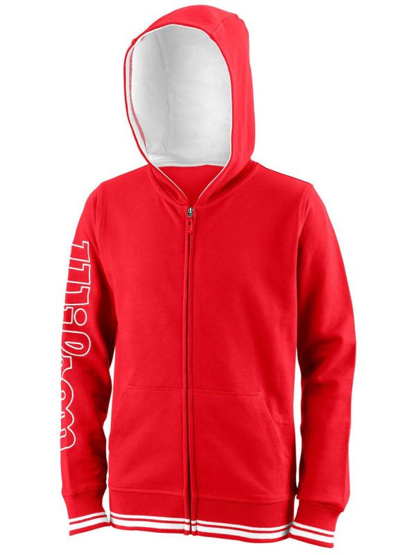 Wilson Y Team II FZ Hoody - team red