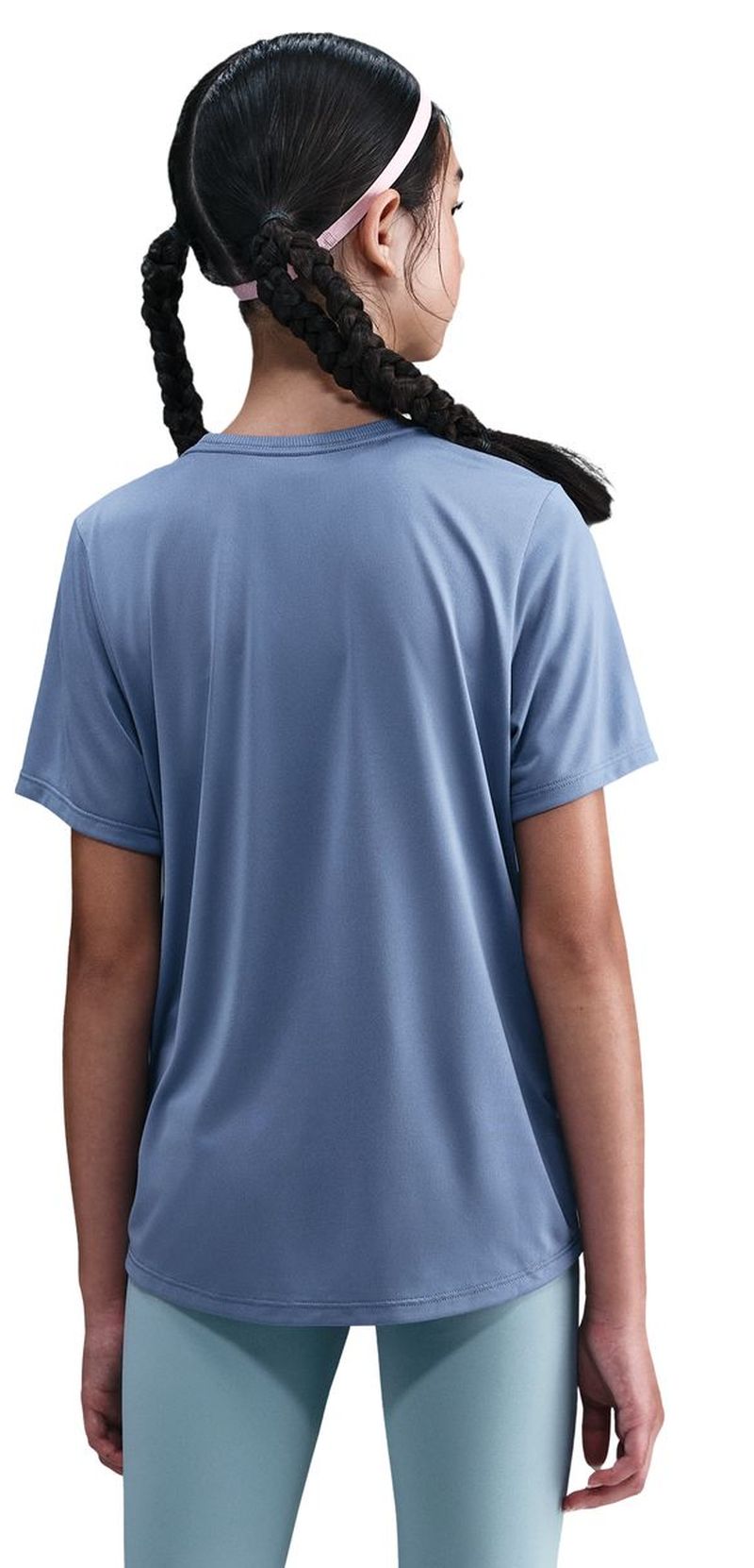 Nike Kids One Fitted Dri-Fit Short Sleeve - world indigo/white 