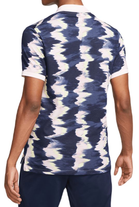 DV8915-663-PHSFM001-2000 Nike Print Slim-Fit Polo - pink foam