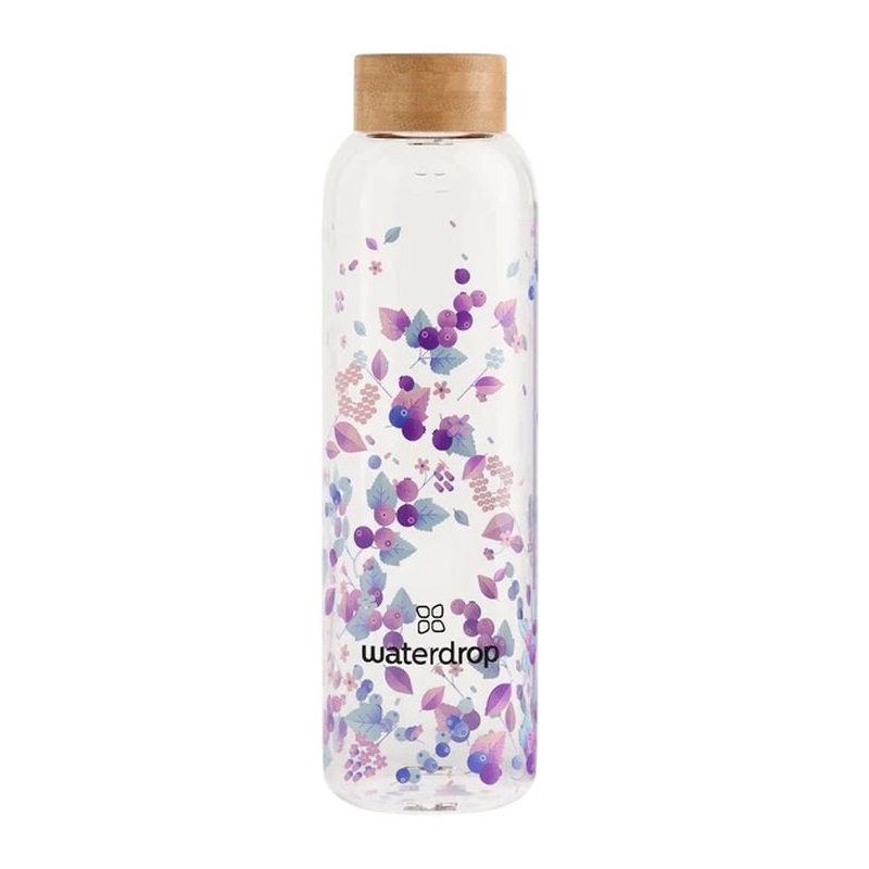 Waterdrop Glass Bottle (600ml) - boost