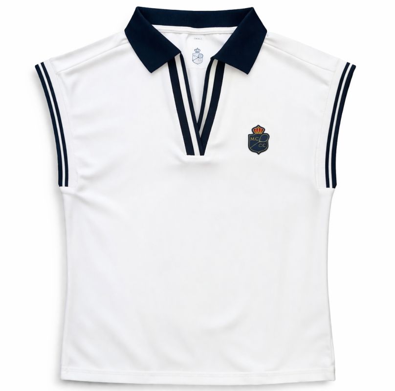 Monte-Carlo Country Club MCCC V-Neck - white