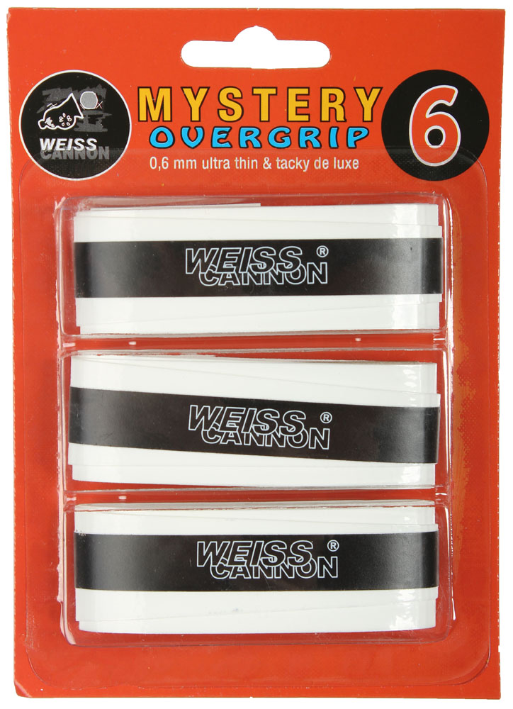 Weiss Cannon Mystery Overgrip 6 3P - white