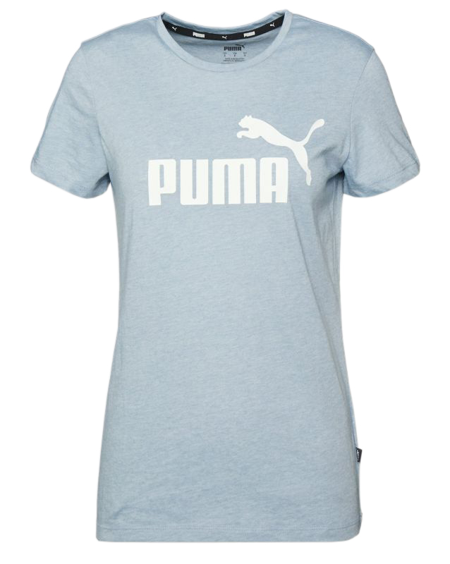 Puma ESS Logo Heather Tee - blue wash