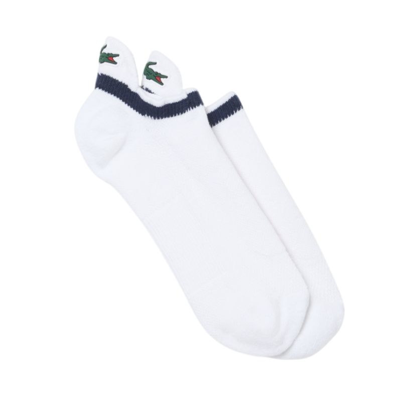 Skarpety Lacoste Piqué Sport 1P - white/navy blue