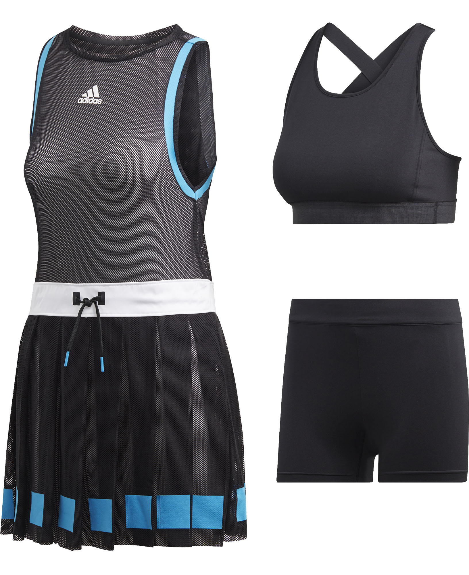  Adidas Escouade Dress - black/white