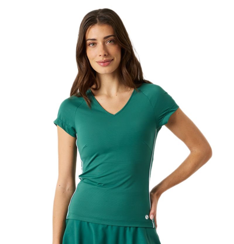 Björn Borg Ace V-Neck - posy green