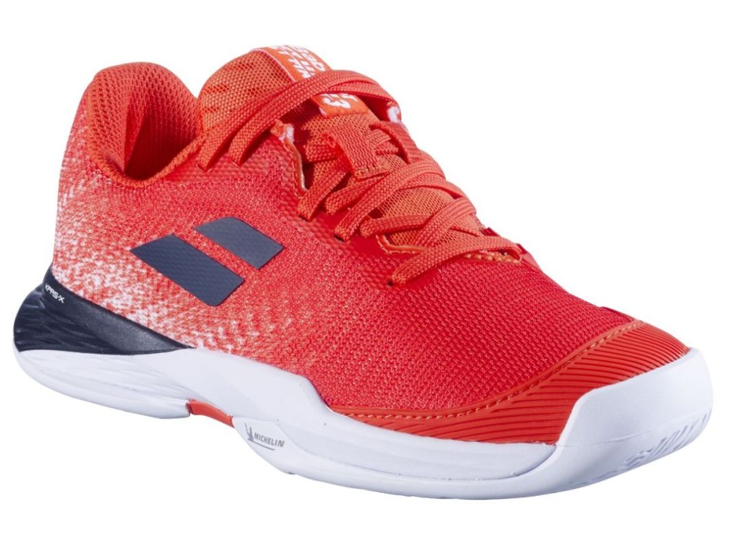 Babolat Jet Mach 3 Junior All Court - strike red/white