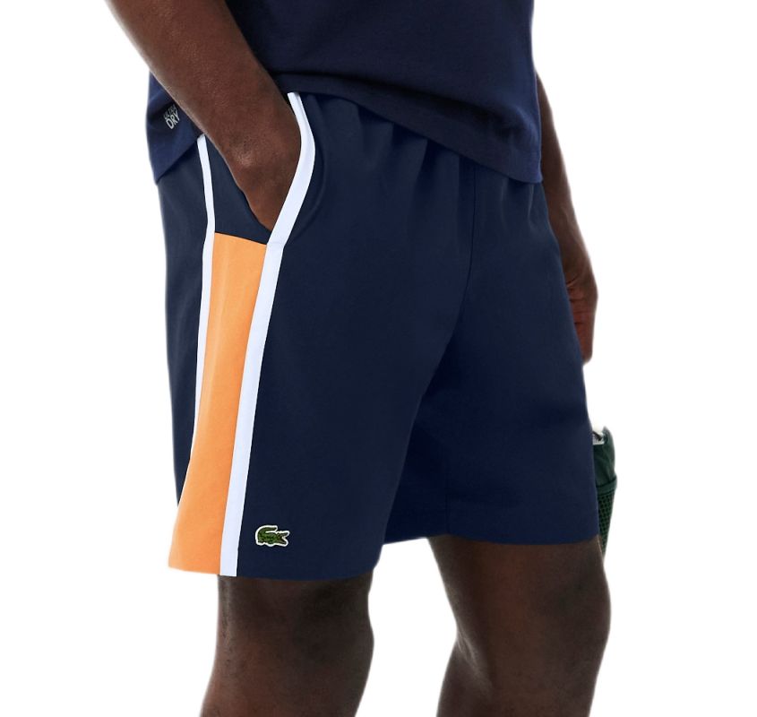 Lacoste Sport Colourblock Panels Lightweight - navy blue/blossom/white