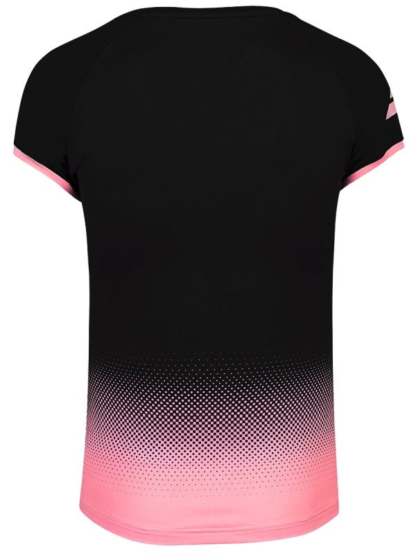 Babolat Compete Cap Sleeve Top Women - black/geranium pink