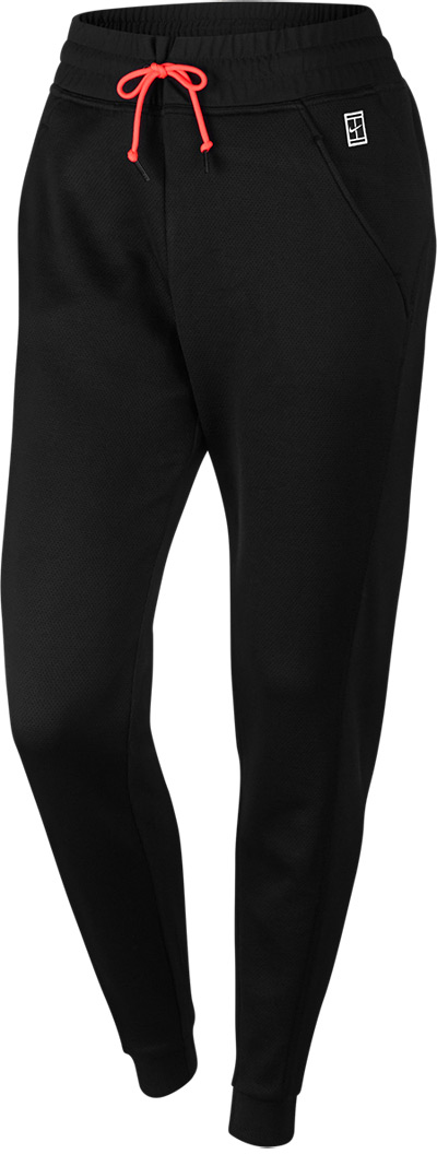 Nike Court Pant EOS - black/hot punch/white