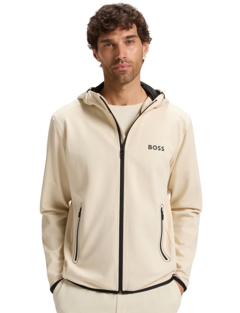 BOSS Sicon TOC Zip-Up - open white