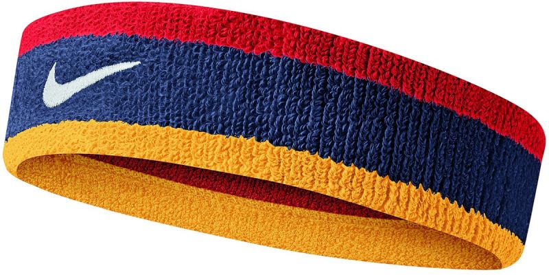 nike swoosh headband red