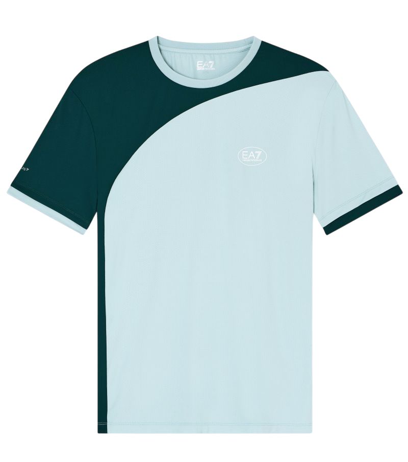 EA7 Tennis Pro Crew Neck - blue surf