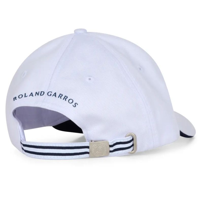 Roland Garros Monochrome Logo 2025 - white