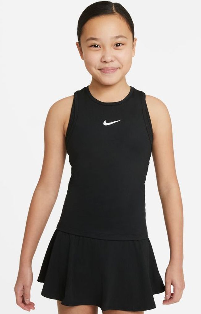 Nike Court Dri-Fit Victory Tank G - black/white