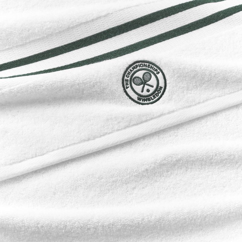 Wimbledon Baseline Towel Set - white/green