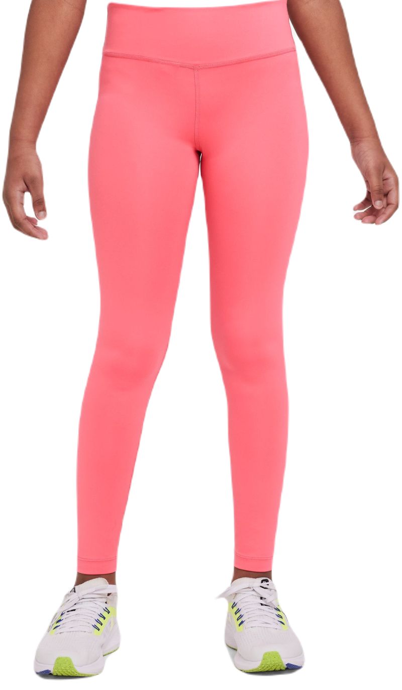 Nike Dri-Fit One Legging - sea coral/white