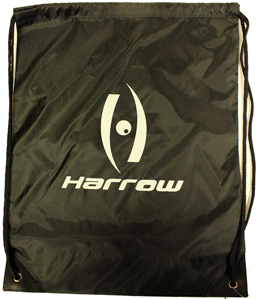 Harrow Drawstring Bag - black