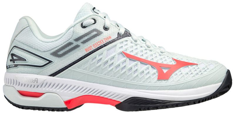 Mizuno Wave Exceed Tour 4 CC W - wblue/ignition red/salute