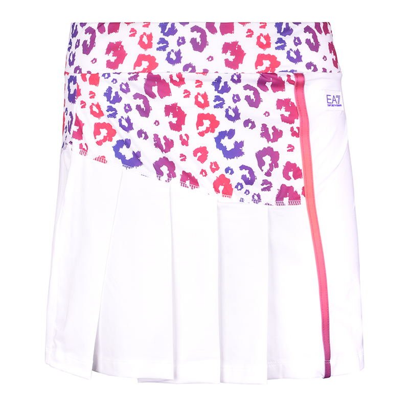 EA7 Woman Jersey Miniskirt - white
