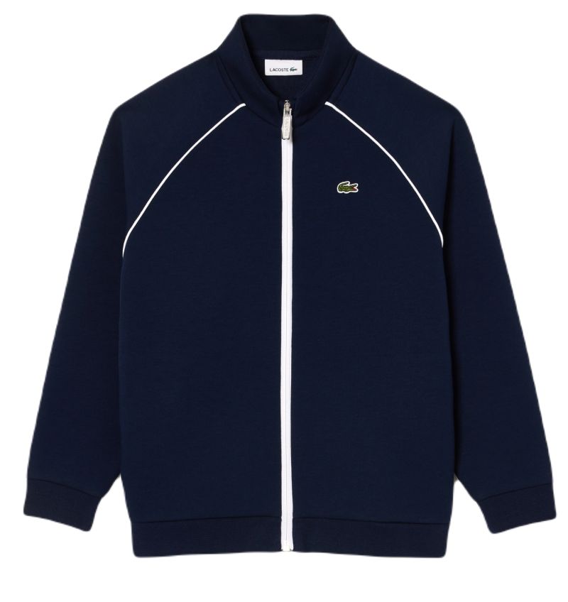 Lacoste Kids' Zip-Up Sweatshirt - navy blue Lacoste Kids' Zip-Up Sweatshirt - navy blue