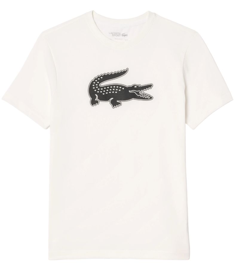 Lacoste SPORT 3D Print Crocodile Breathable Jersey T-shirt