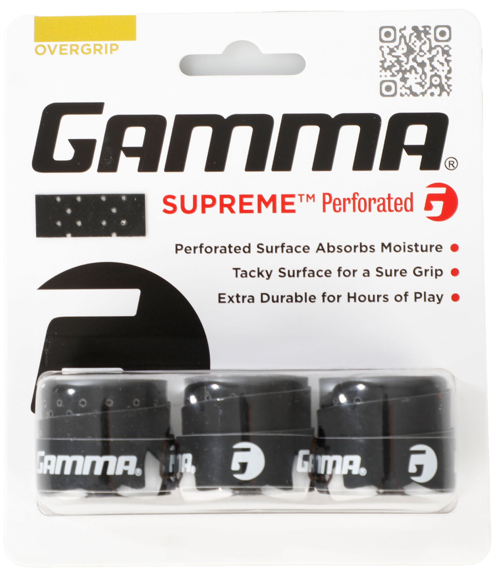 gamma-supreme-perforated-3p-black-1 Gamma Supreme Perforated 3P - black