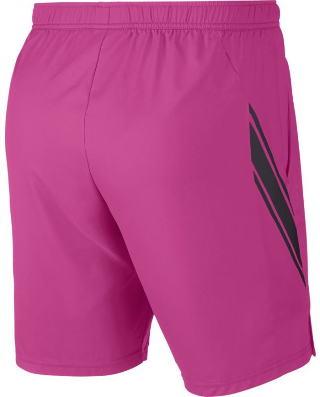 Nike Court Dry 9in Short - active fuchsia/oil grey/oil grey