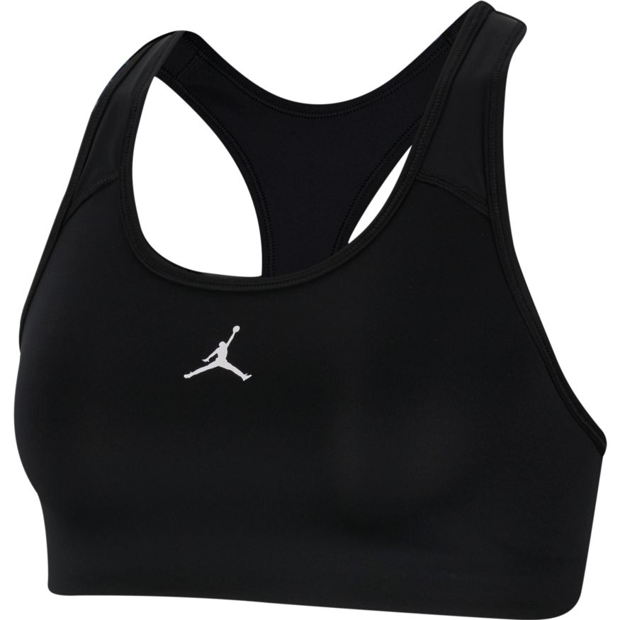Nike Jordan Jumpman Women's Medium Support Pad Sports Bra - black/white Nike Jordan Jumpman Women's Medium Support Pad Sports Bra - black/white