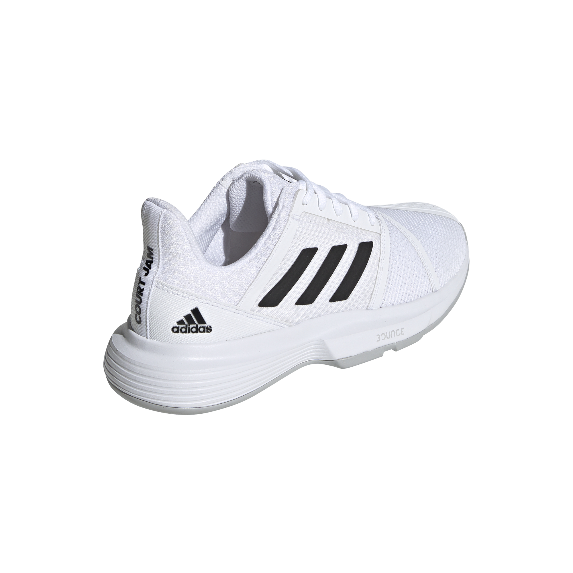 Adidas CourtJam Bounce W - white/core black/metallic silver