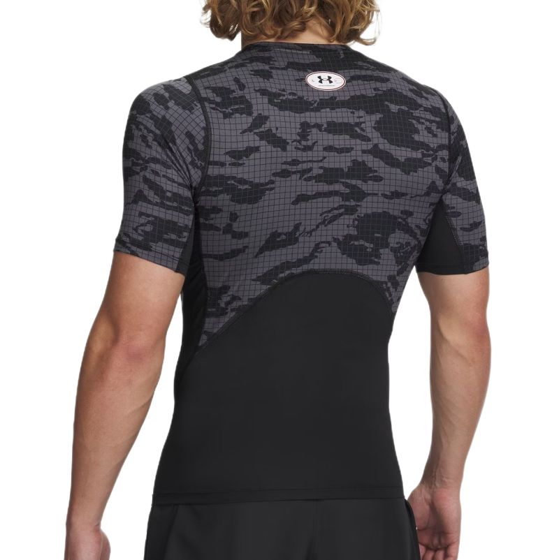Under Armour HeatGear Printed - black/castlerock/white Under Armour HeatGear Printed - black/castlerock/white