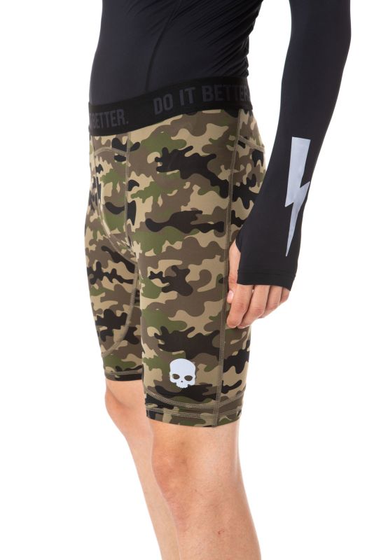 Hydrogen Printed Second Skin Shorts Man - camouflage