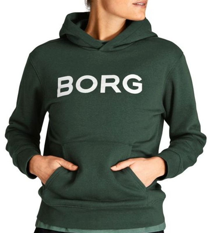 Björn Borg Hood W BB Logo - duck green Björn Borg Hood W BB Logo - duck green