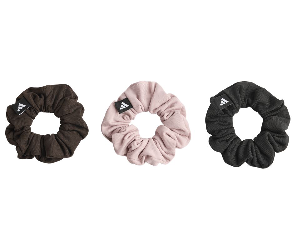 Adidas Scrunchies 3P - aurora coffee/dual lilac/black