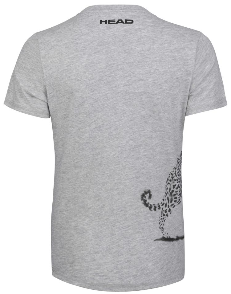 head-leopard-t-shirt-w-grey-melange-2 Head Leopard T-Shirt W - grey melange