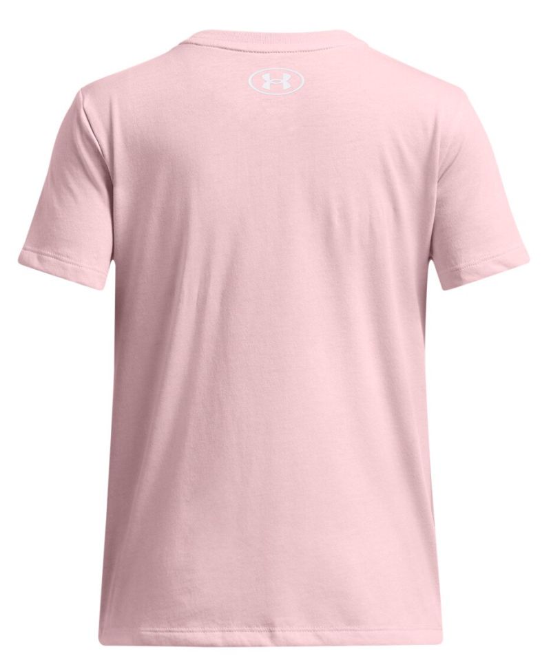 1389756-647 Under Armour Girls' Big Logo Short Sleeve