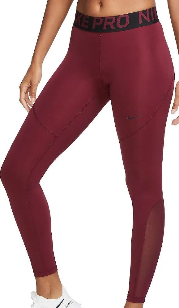 Nike Pro Women's Tights - dark beetroot/black