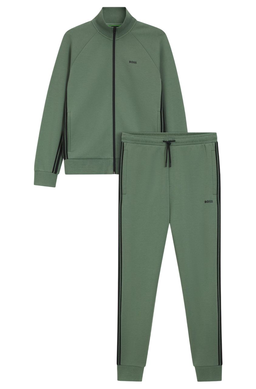 BOSS Tracksuit Set - open green