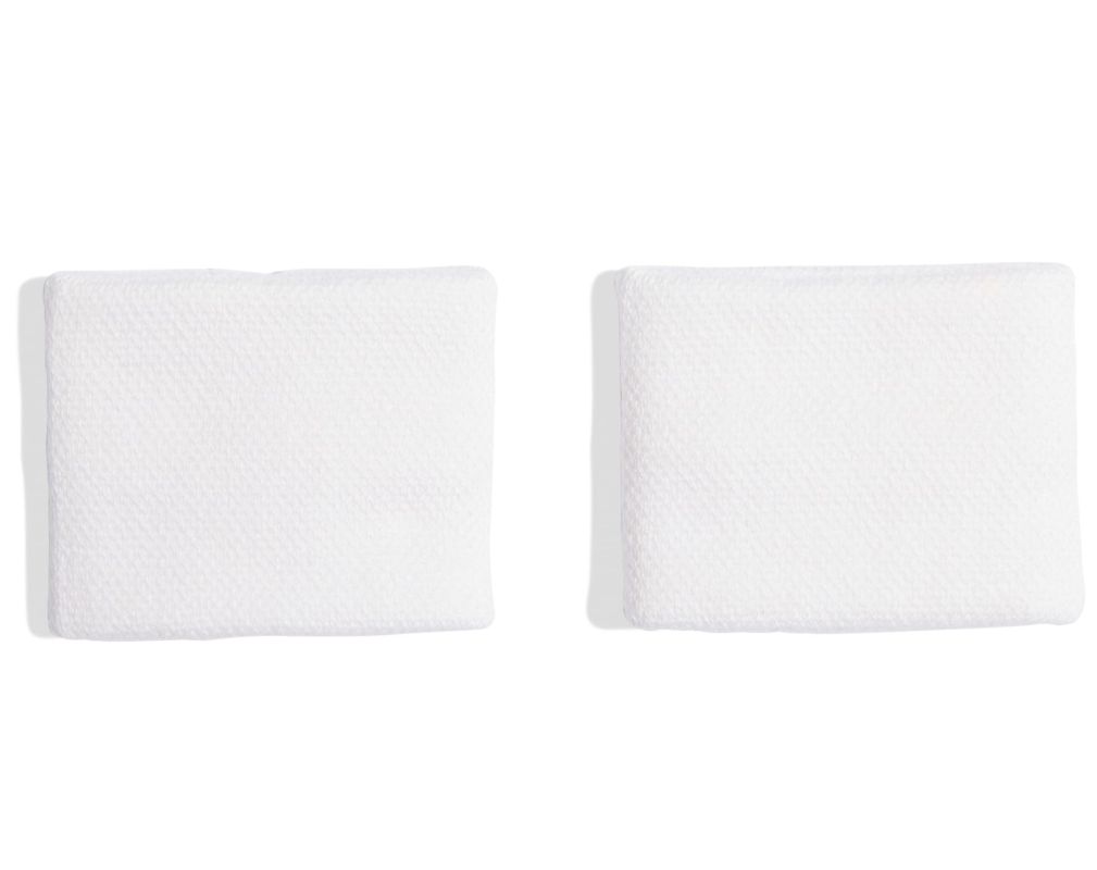 Adidas Tennis Short Wristband 2P - white/orange